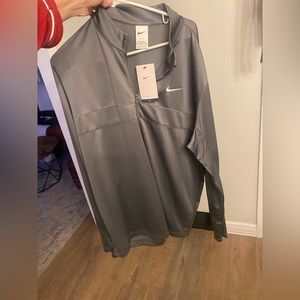 Men’s Nike Quarter Zip Gray jacket - XL Tall, New W/ Tags